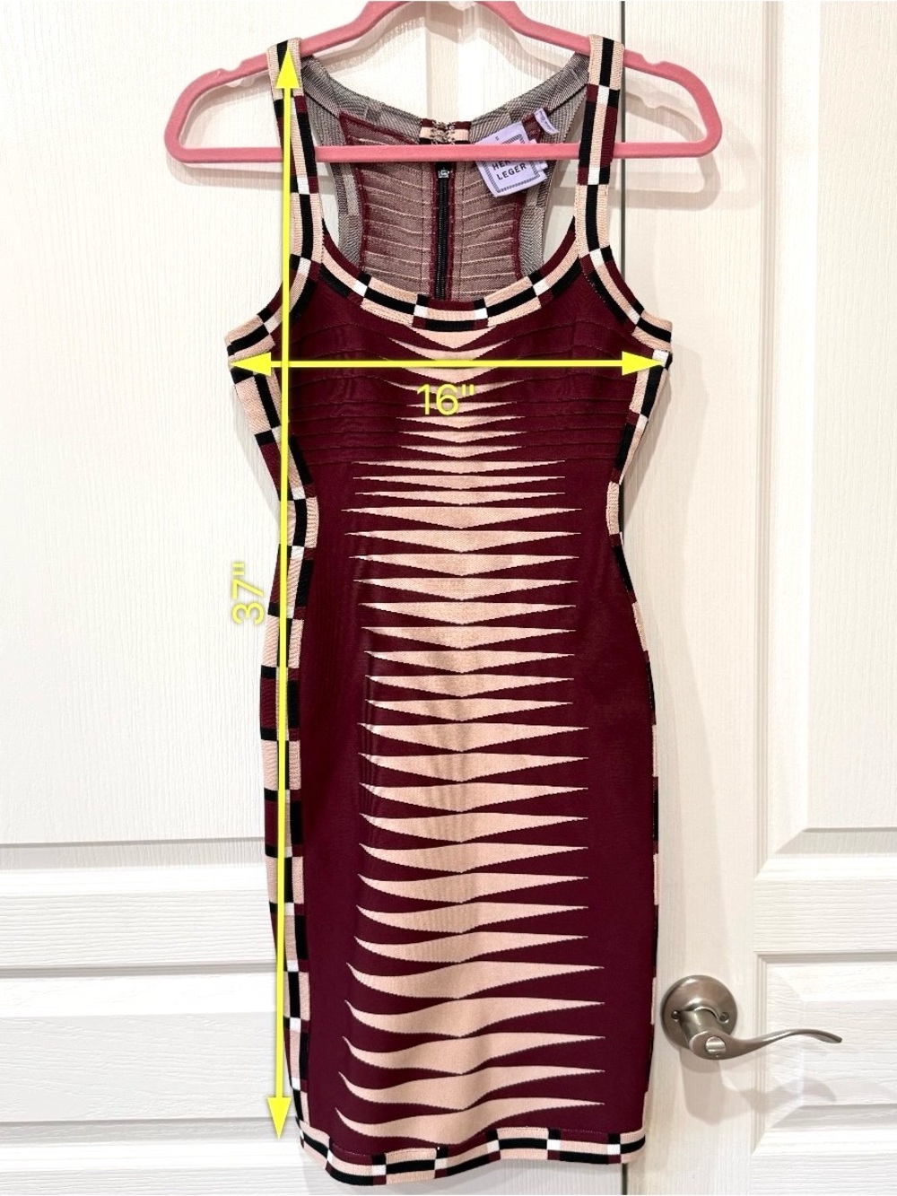 Herve Leger Bodycon Bandage Dress - Picture 6 of 6